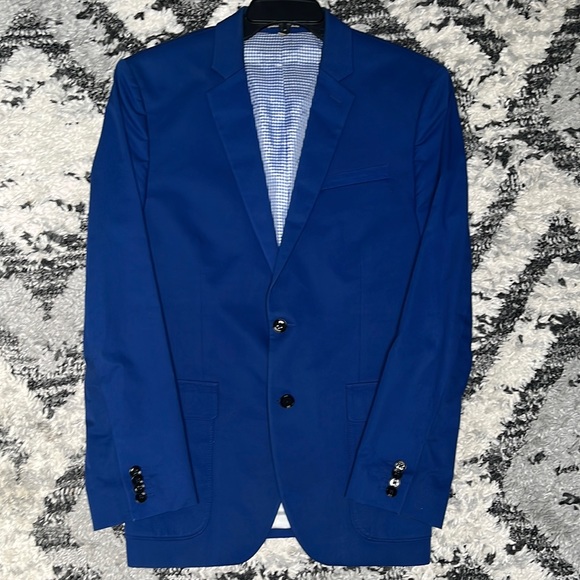 Express Blue Blazer Fitted - Picture 1 of 7